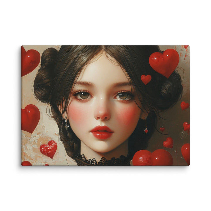 " Crimson Crush " Canvas - Polendo Design