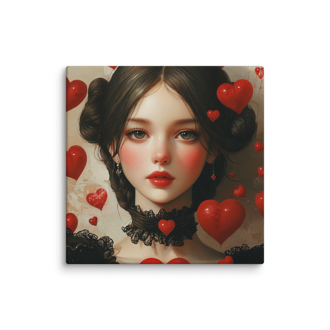 " Crimson Crush " Canvas - Polendo Design