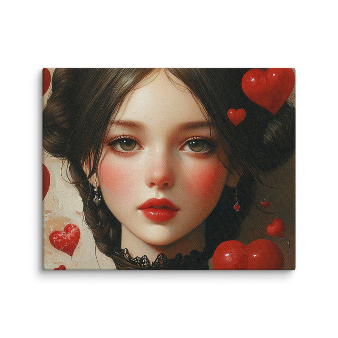 " Crimson Crush " Canvas - Polendo Design