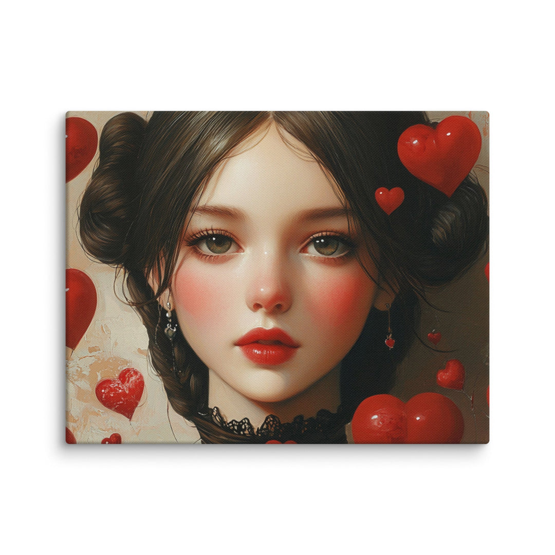 " Crimson Crush " Canvas - Polendo Design