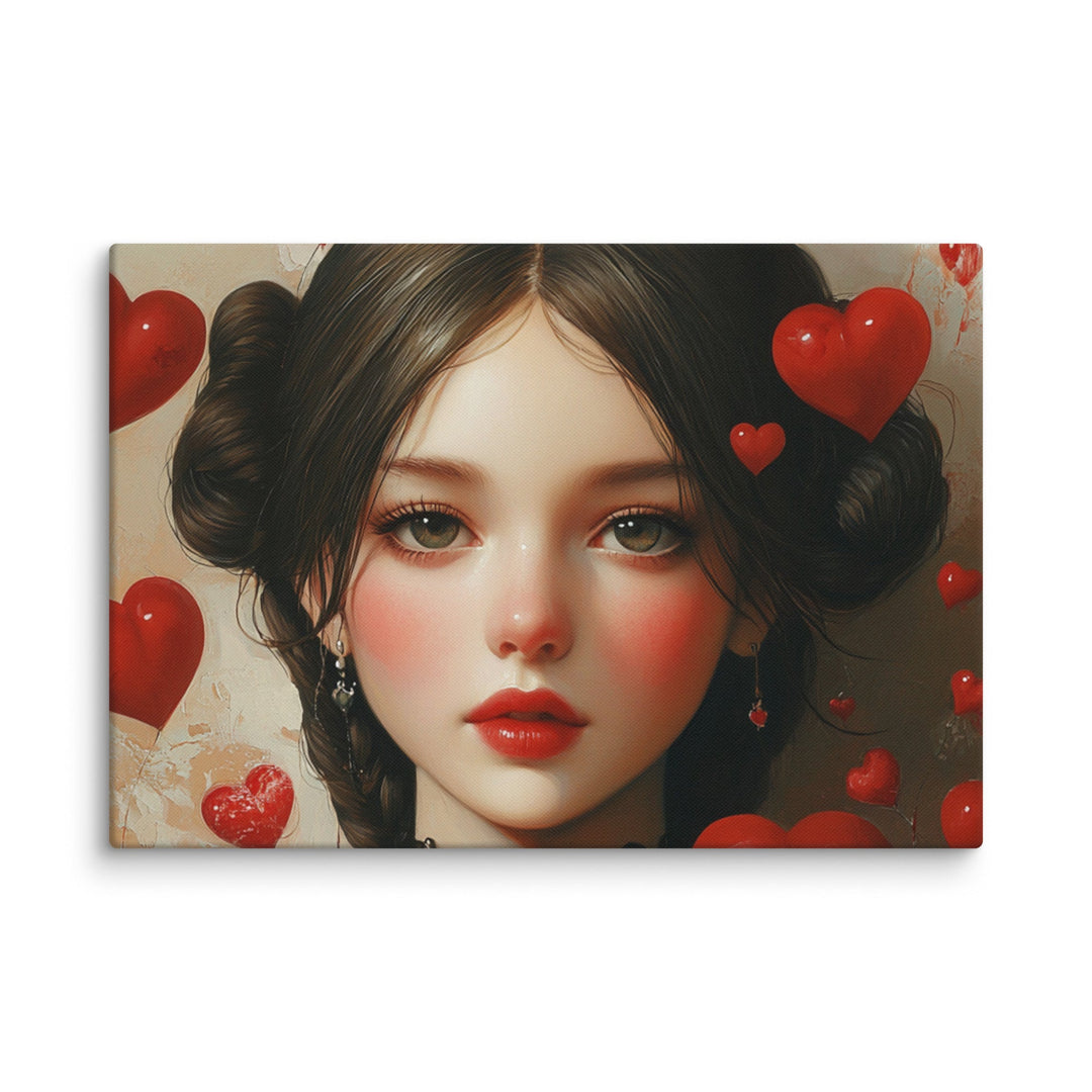 " Crimson Crush " Canvas - Polendo Design