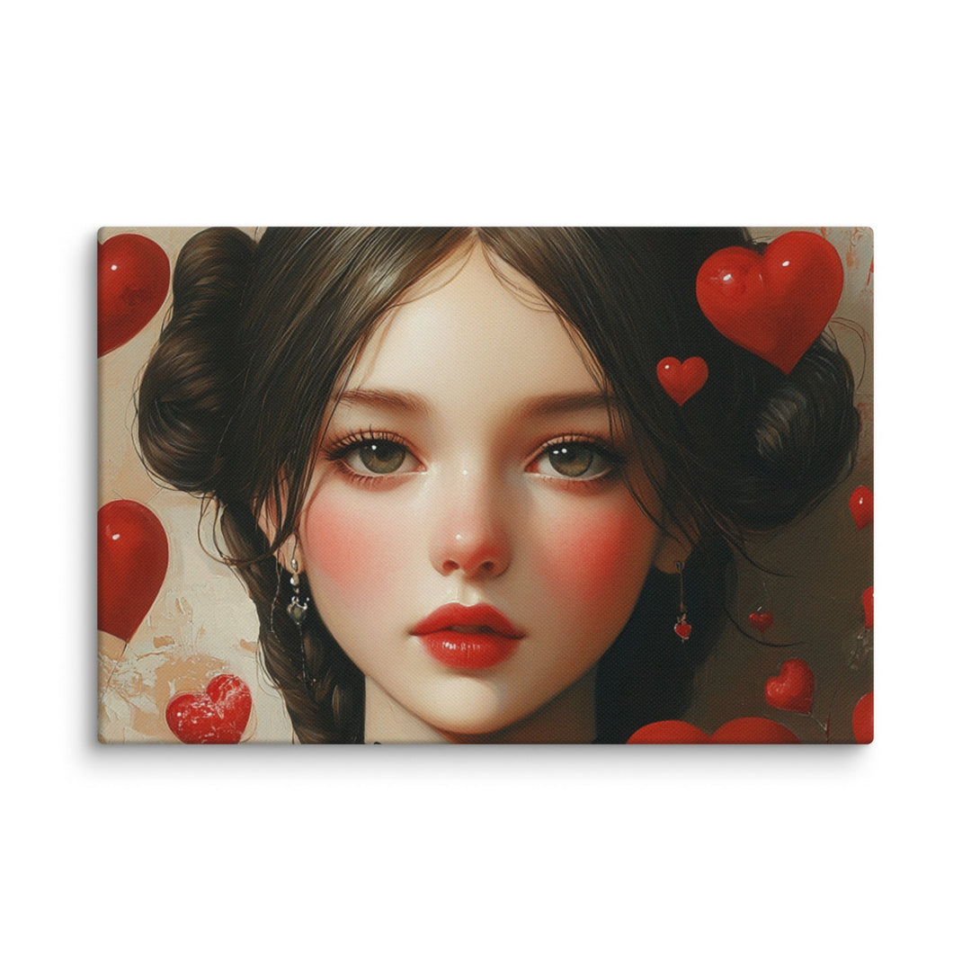 " Crimson Crush " Canvas - Polendo Design