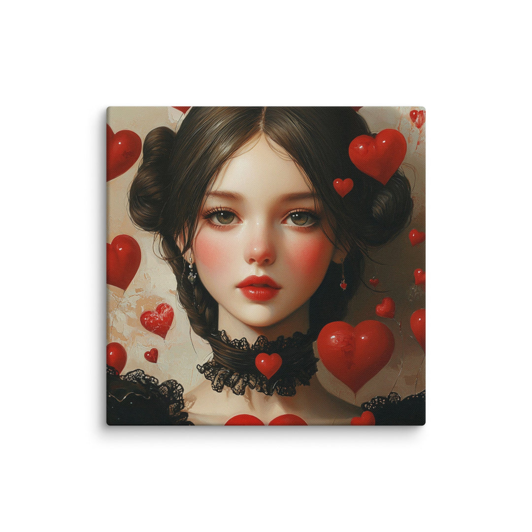 " Crimson Crush " Canvas - Polendo Design