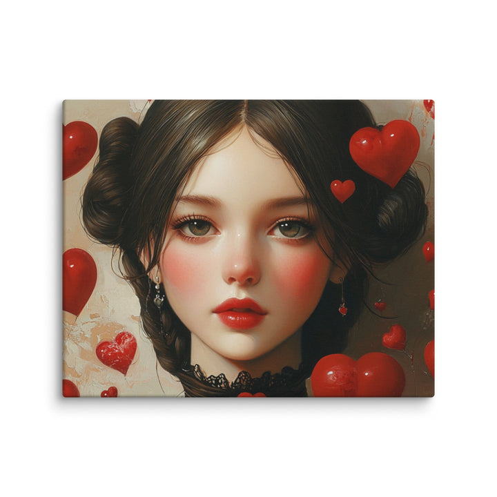 " Crimson Crush " Canvas - Polendo Design