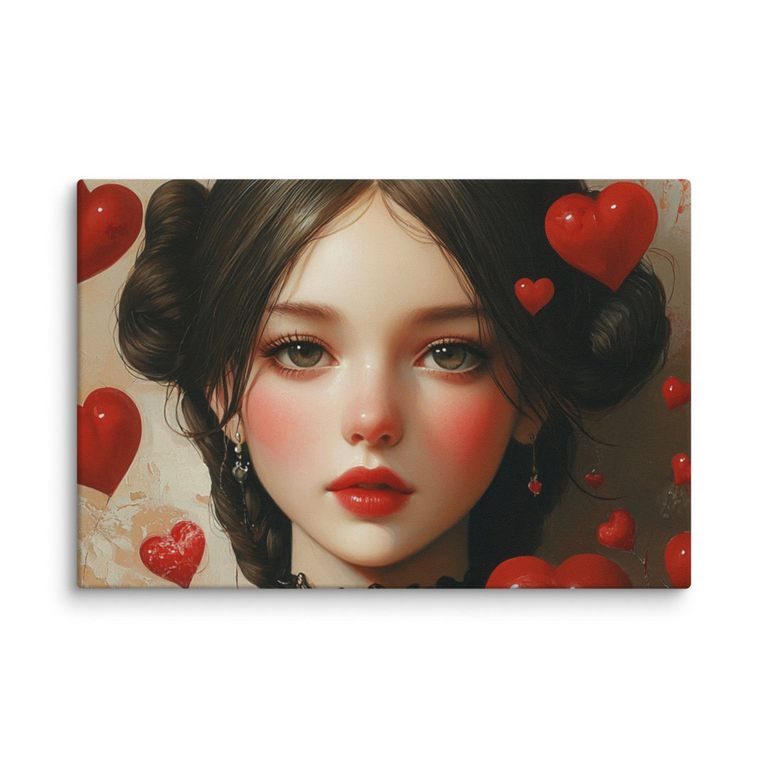 " Crimson Crush " Canvas - Polendo Design