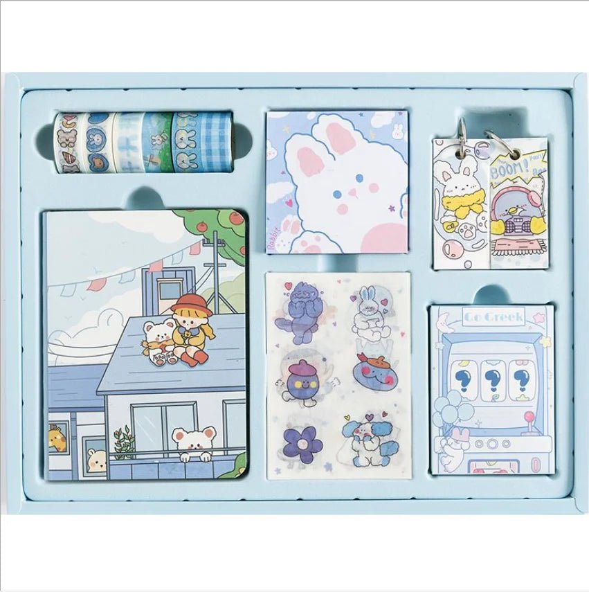 Custom Memo Pad & Sticky Notes Set – Korean Stationery for School & Office - Polendo Design