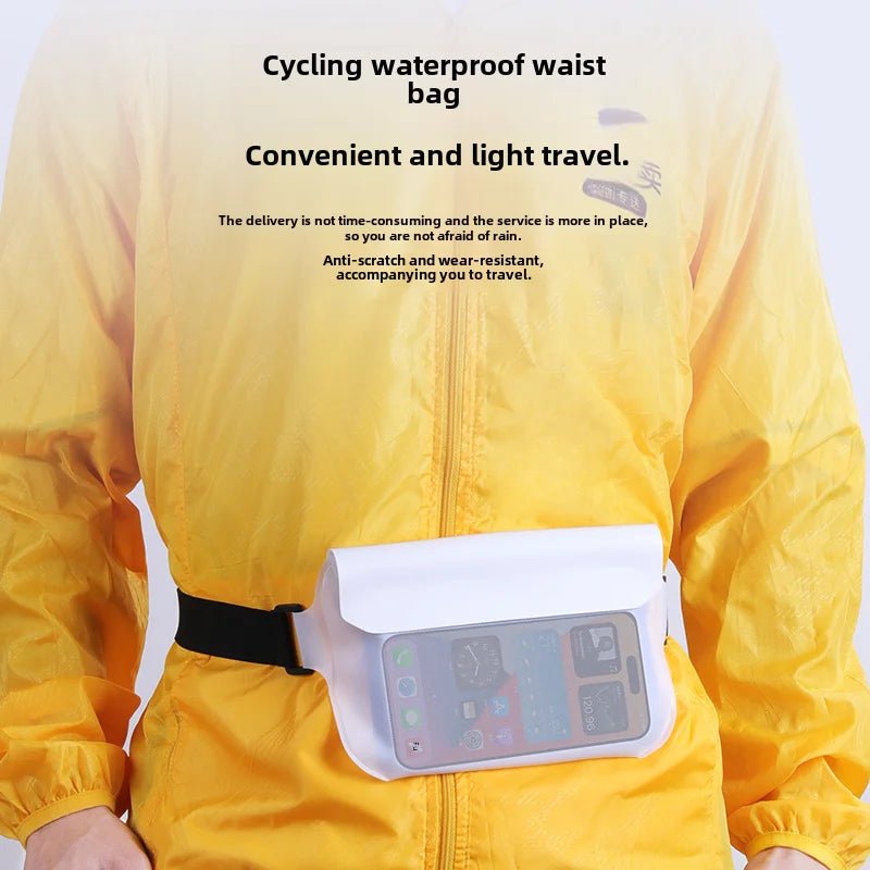 Cycling Waterproof Phone Waist Pouch Touchscreen Belt Bag Sports & Entertainment - Swimming - Swimming Accessories