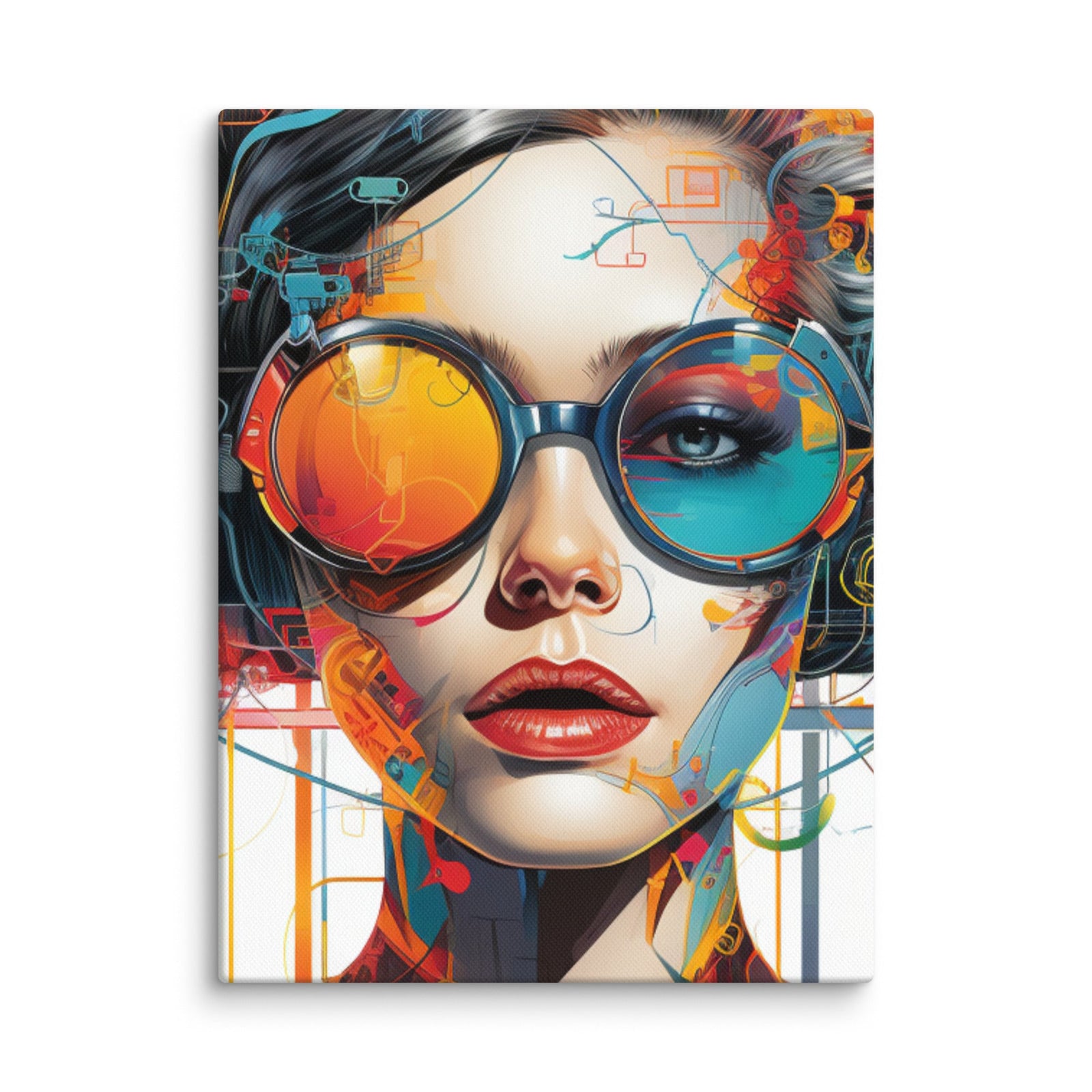 "Digital Dreams" Canvas - Polendo Design