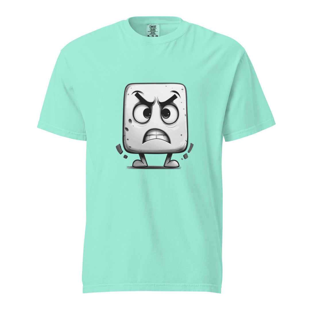 "Don't-Test-Me-Little-Block" garment-dyed heavyweight t-shirt - Polendo Design Tops & Tees - T-Shirts