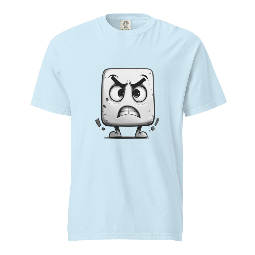 "Don't-Test-Me-Little-Block" garment-dyed heavyweight t-shirt - Polendo Design Tops & Tees - T-Shirts