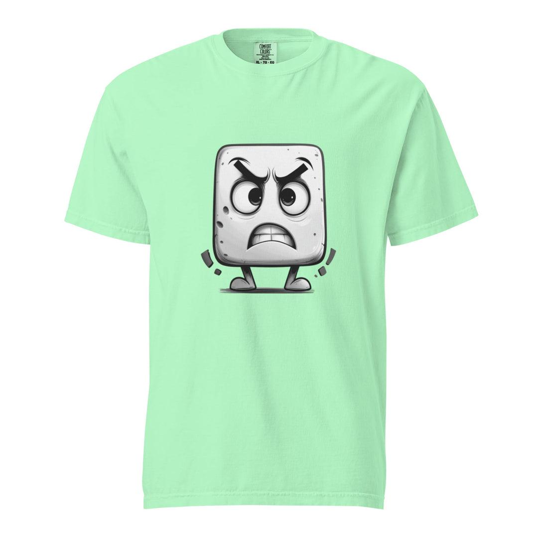 "Don't-Test-Me-Little-Block" garment-dyed heavyweight t-shirt - Polendo Design Tops & Tees - T-Shirts