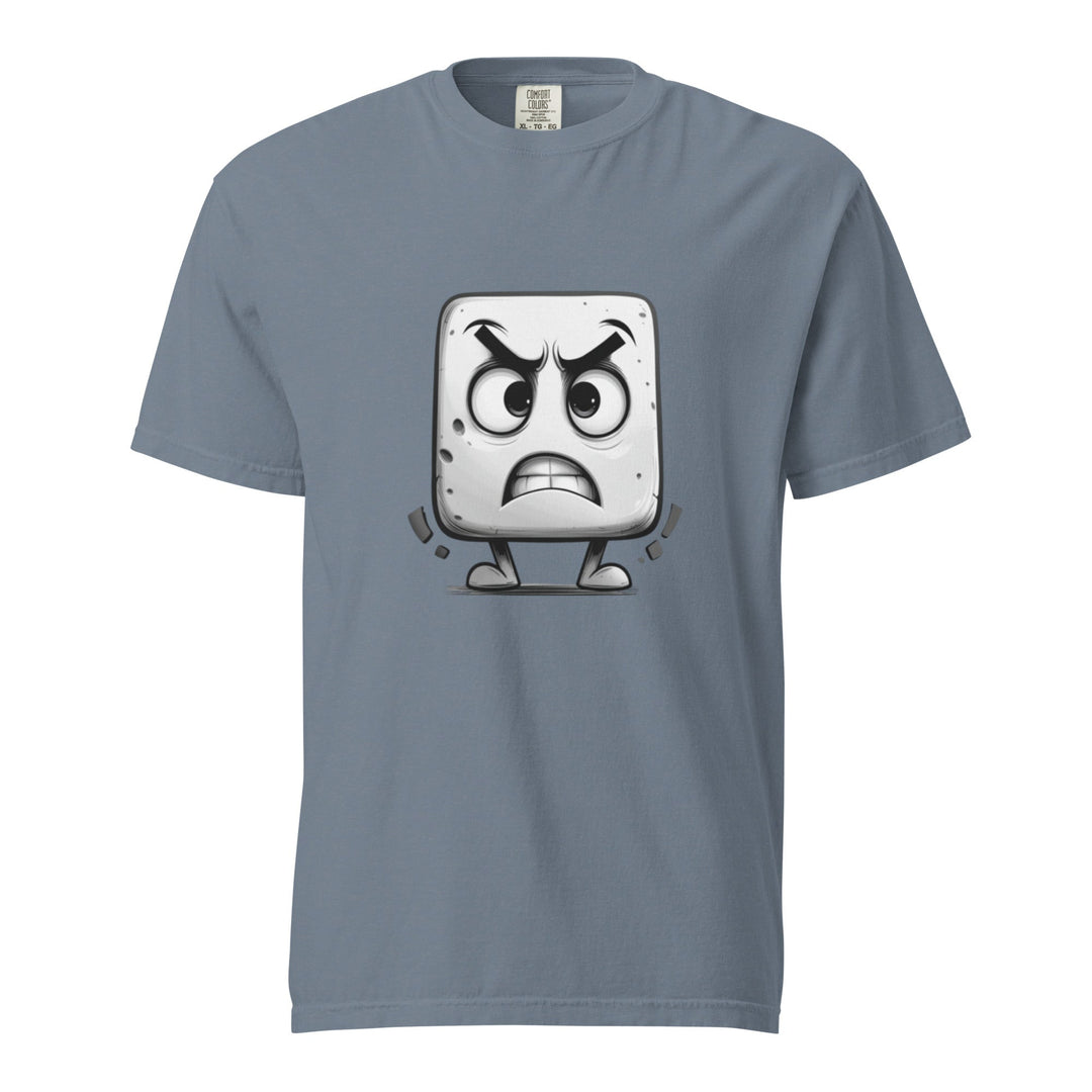 "Don't-Test-Me-Little-Block" garment-dyed heavyweight t-shirt - Polendo Design Tops & Tees - T-Shirts