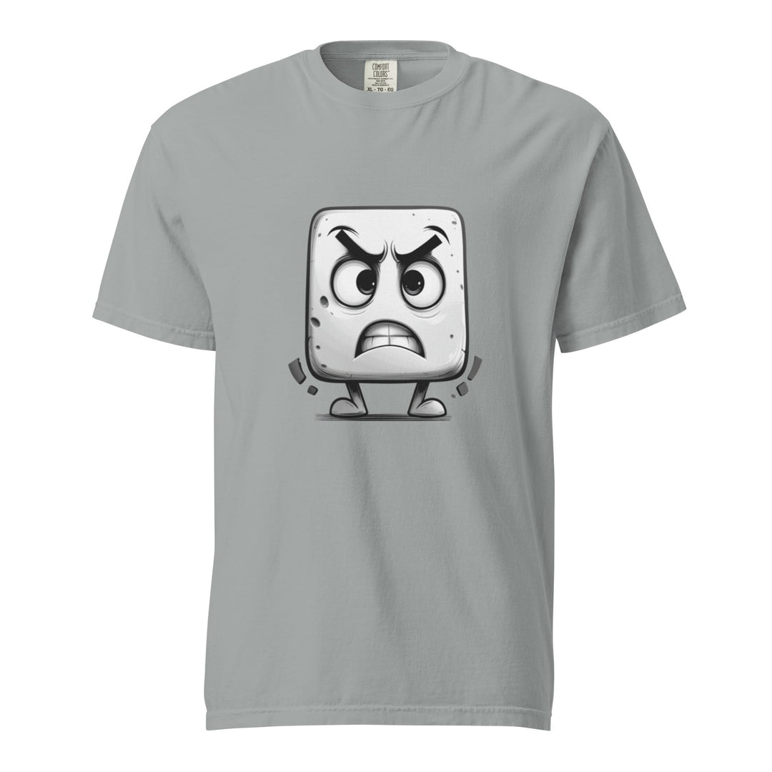 "Don't-Test-Me-Little-Block" garment-dyed heavyweight t-shirt - Polendo Design Tops & Tees - T-Shirts