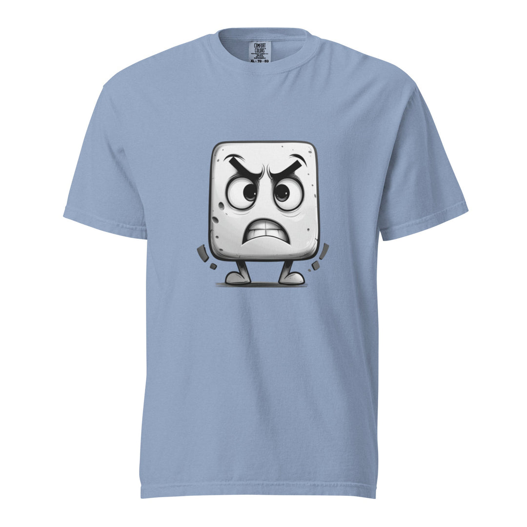 "Don't-Test-Me-Little-Block" garment-dyed heavyweight t-shirt - Polendo Design Tops & Tees - T-Shirts