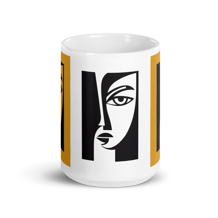 " Duality" White glossy mug - Polendo Design