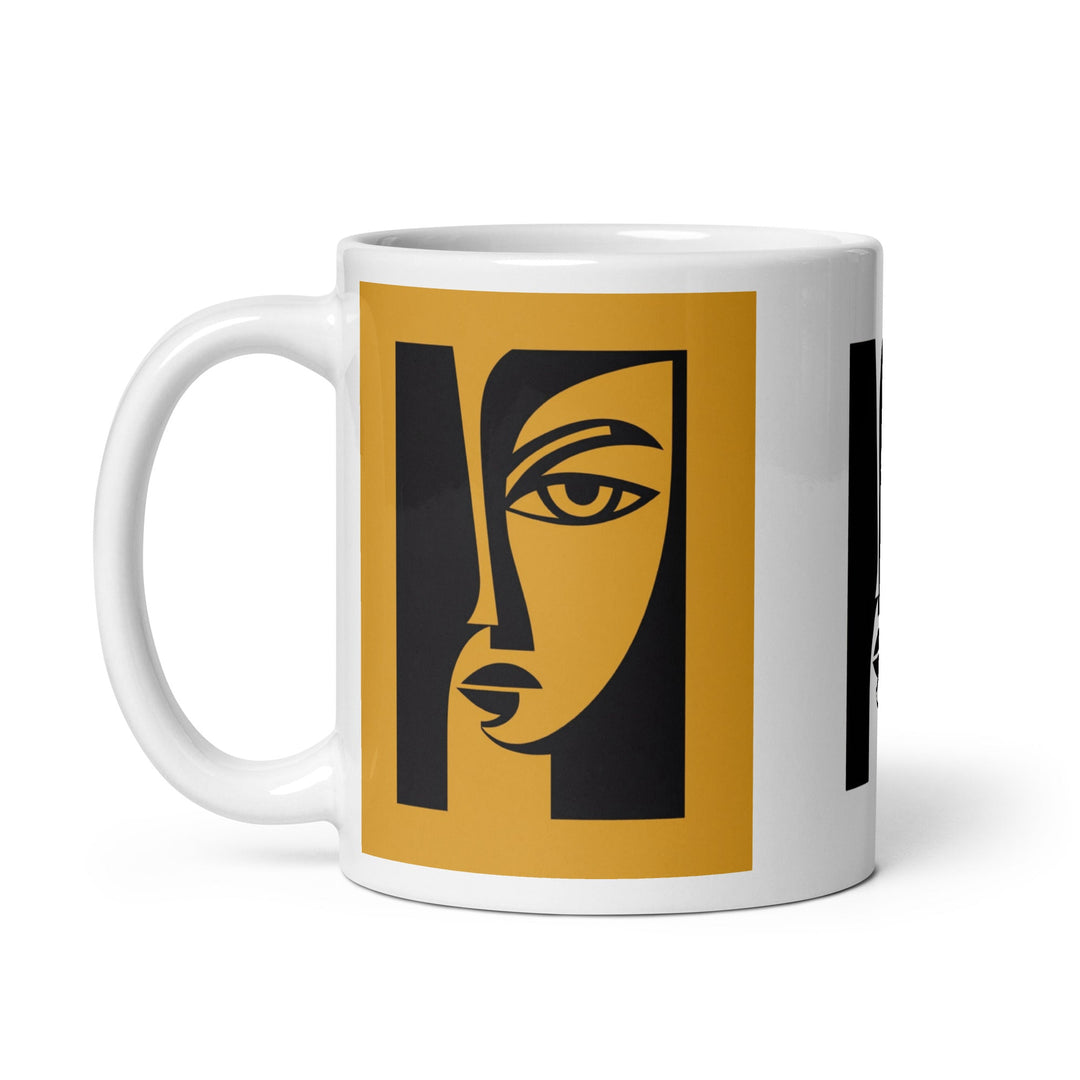 " Duality" White glossy mug - Polendo Design