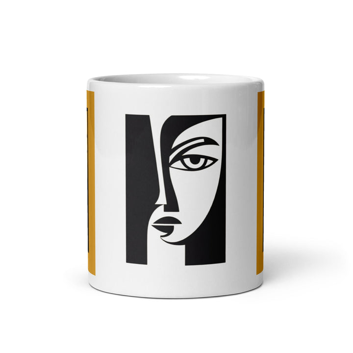 " Duality" White glossy mug - Polendo Design