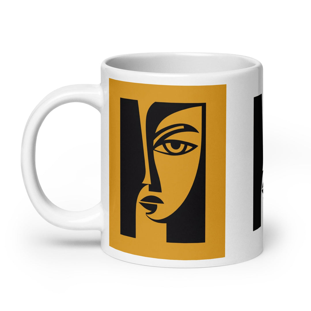 " Duality" White glossy mug - Polendo Design