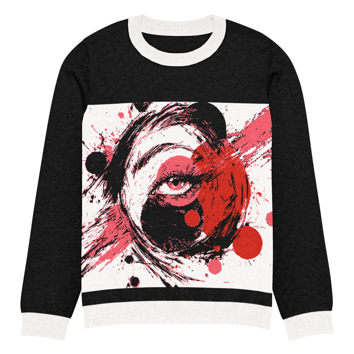 Eye Color Knitted crew neck sweater - Polendo Design