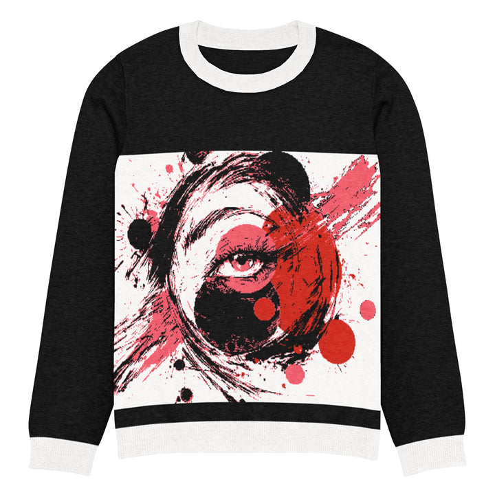 Eye Color Knitted crew neck sweater - Polendo Design