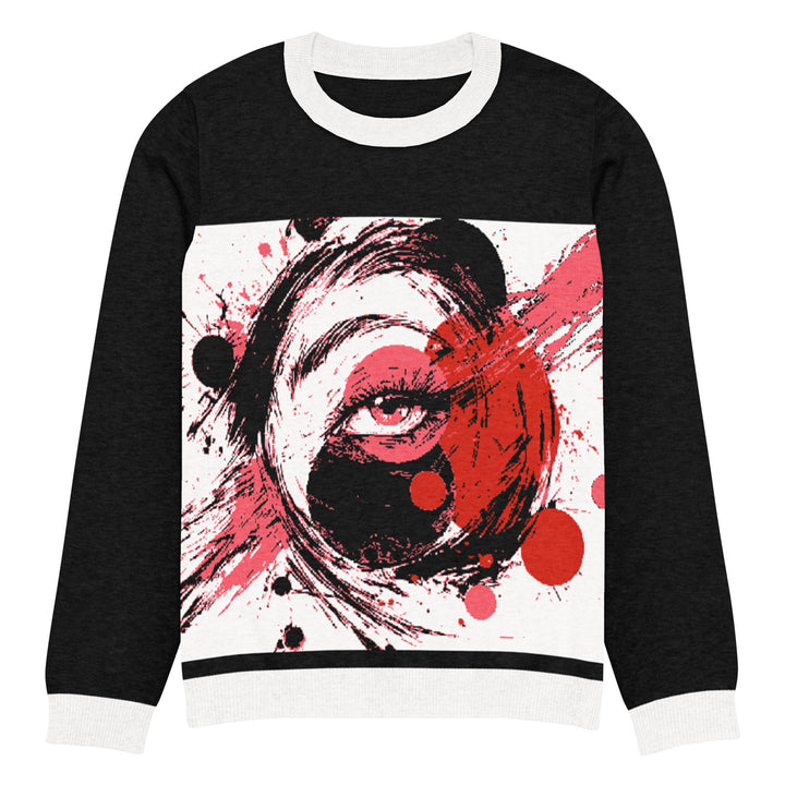 Eye Color Knitted crew neck sweater - Polendo Design