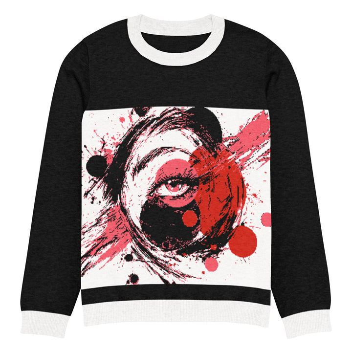 Eye Color Knitted crew neck sweater - Polendo Design