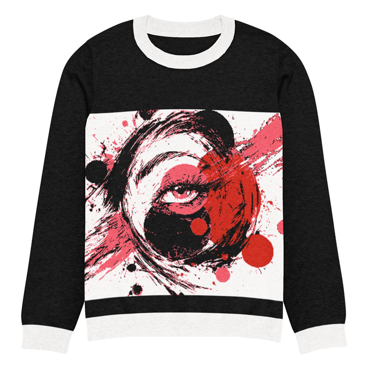 Eye Color Knitted crew neck sweater - Polendo Design