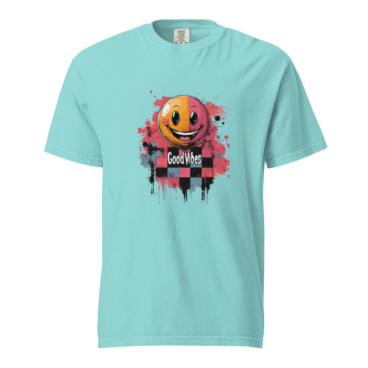 "Good Vibes" garment-dyed heavyweight t-shirt - Polendo Design Tops & Tees - T-Shirts