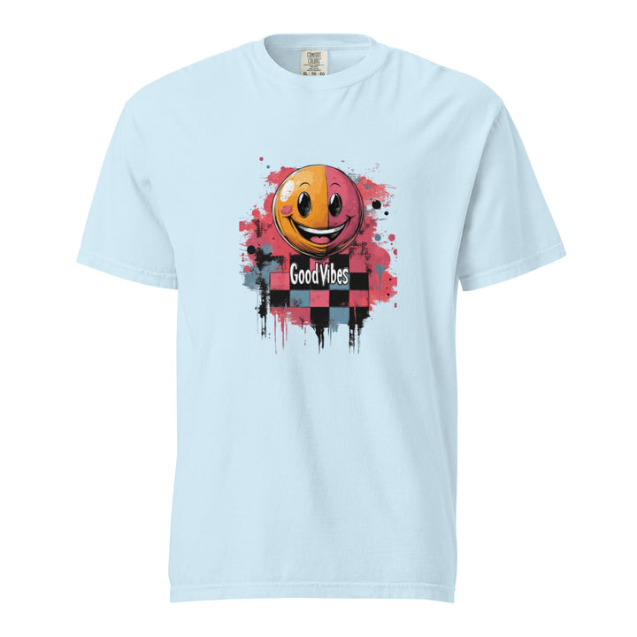 "Good Vibes" garment-dyed heavyweight t-shirt - Polendo Design Tops & Tees - T-Shirts