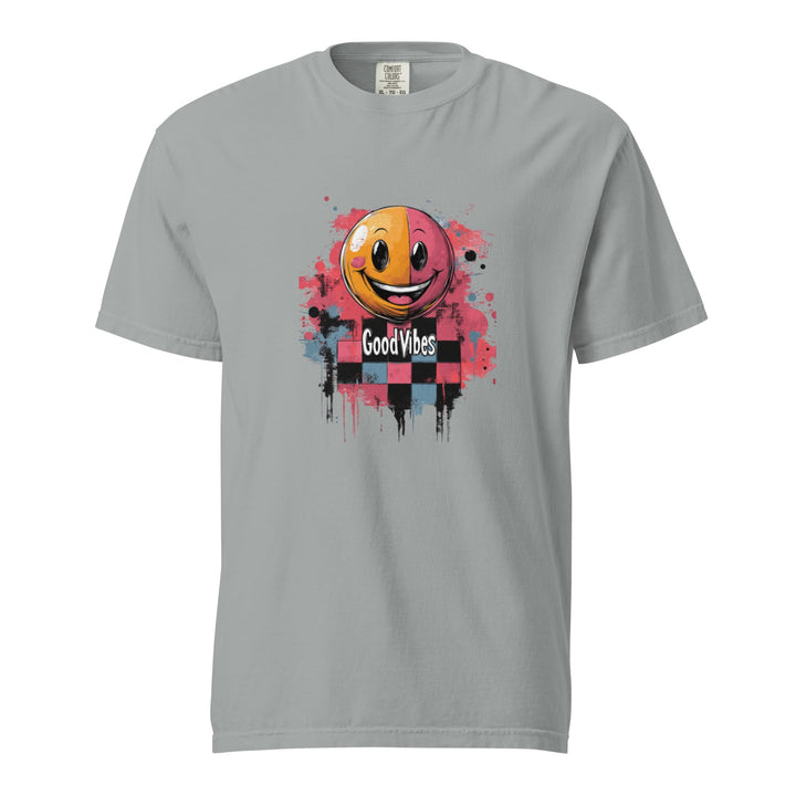 "Good Vibes" garment-dyed heavyweight t-shirt - Polendo Design Tops & Tees - T-Shirts