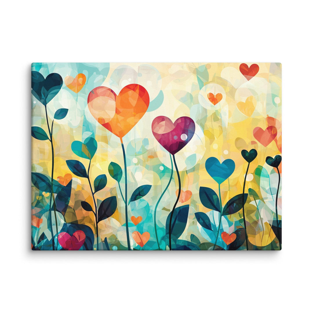 "Hearts of Spring" Canvas - Polendo Design