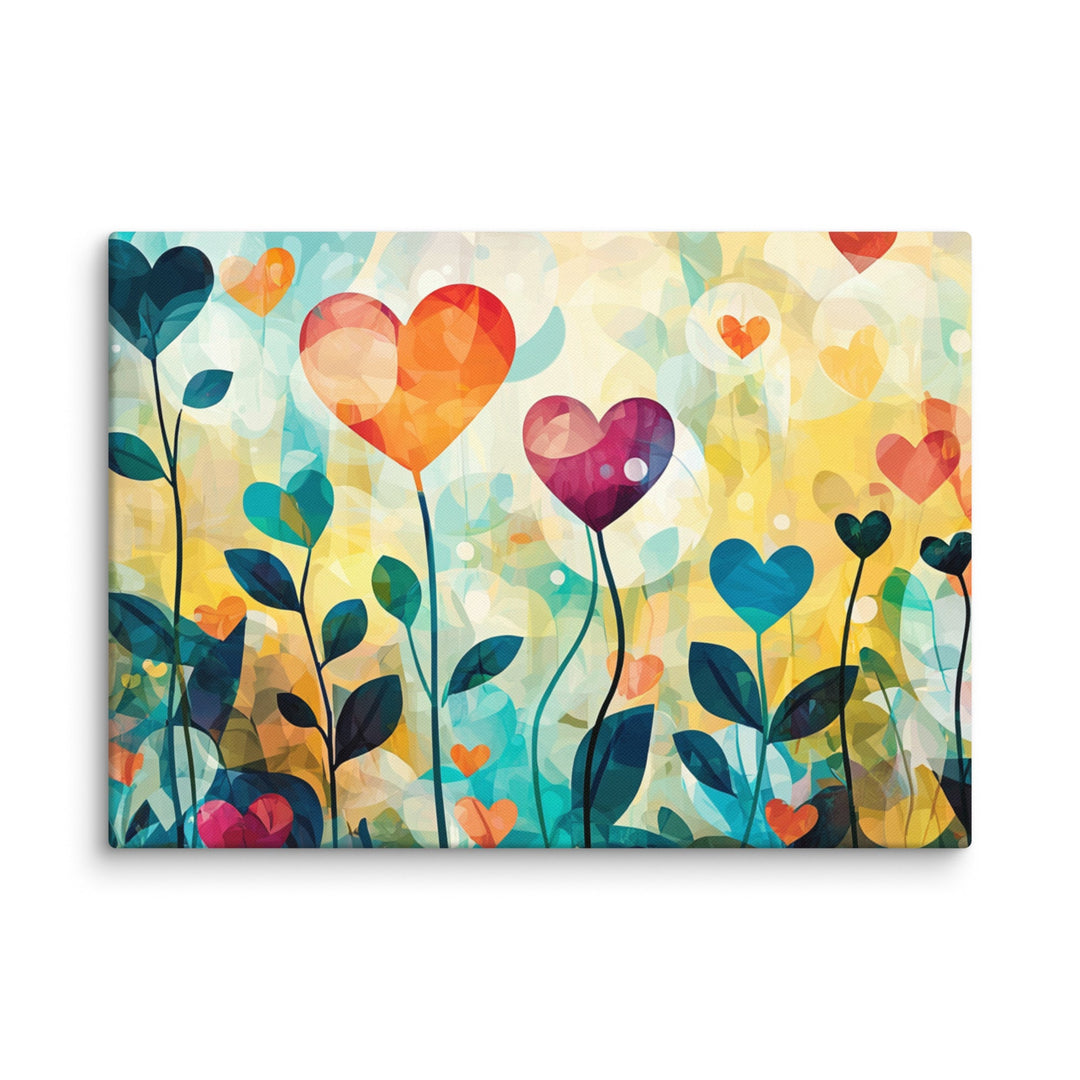 "Hearts of Spring" Canvas - Polendo Design