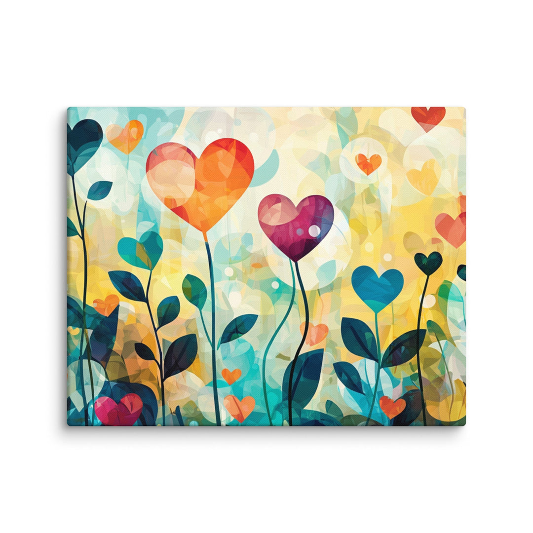 "Hearts of Spring" Canvas - Polendo Design