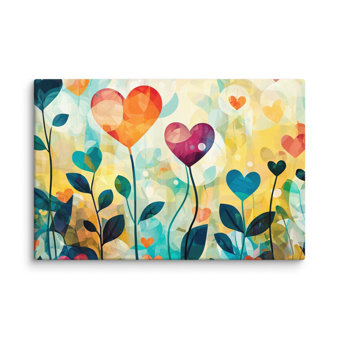 "Hearts of Spring" Canvas - Polendo Design