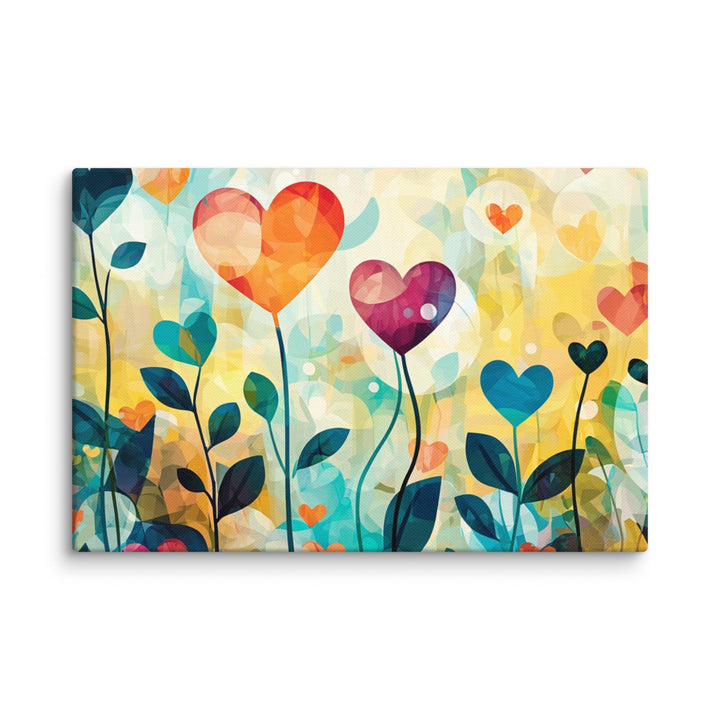 "Hearts of Spring" Canvas - Polendo Design