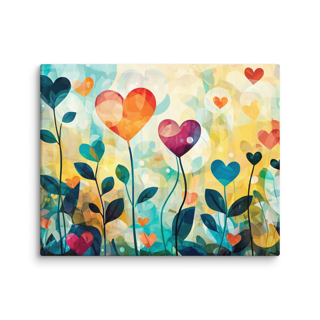 "Hearts of Spring" Canvas - Polendo Design