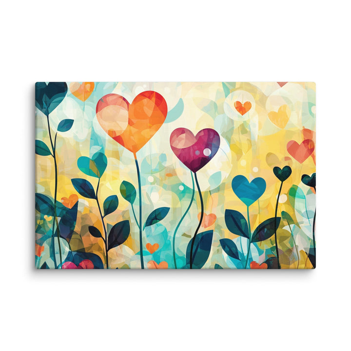 "Hearts of Spring" Canvas - Polendo Design