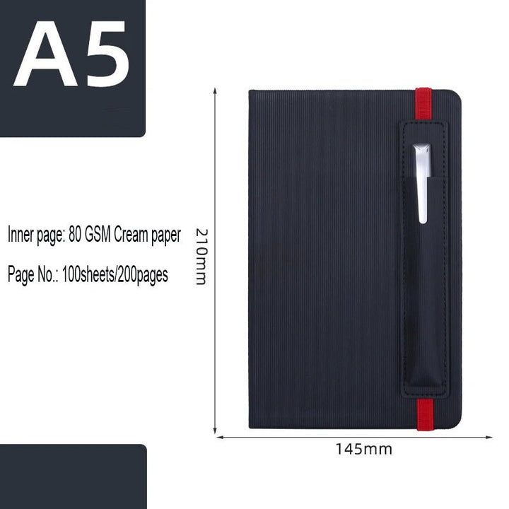 Hot Sale PU Leather Journal – Handmade A5 Notebook with Pen Bag & Custom Planner - Polendo Design