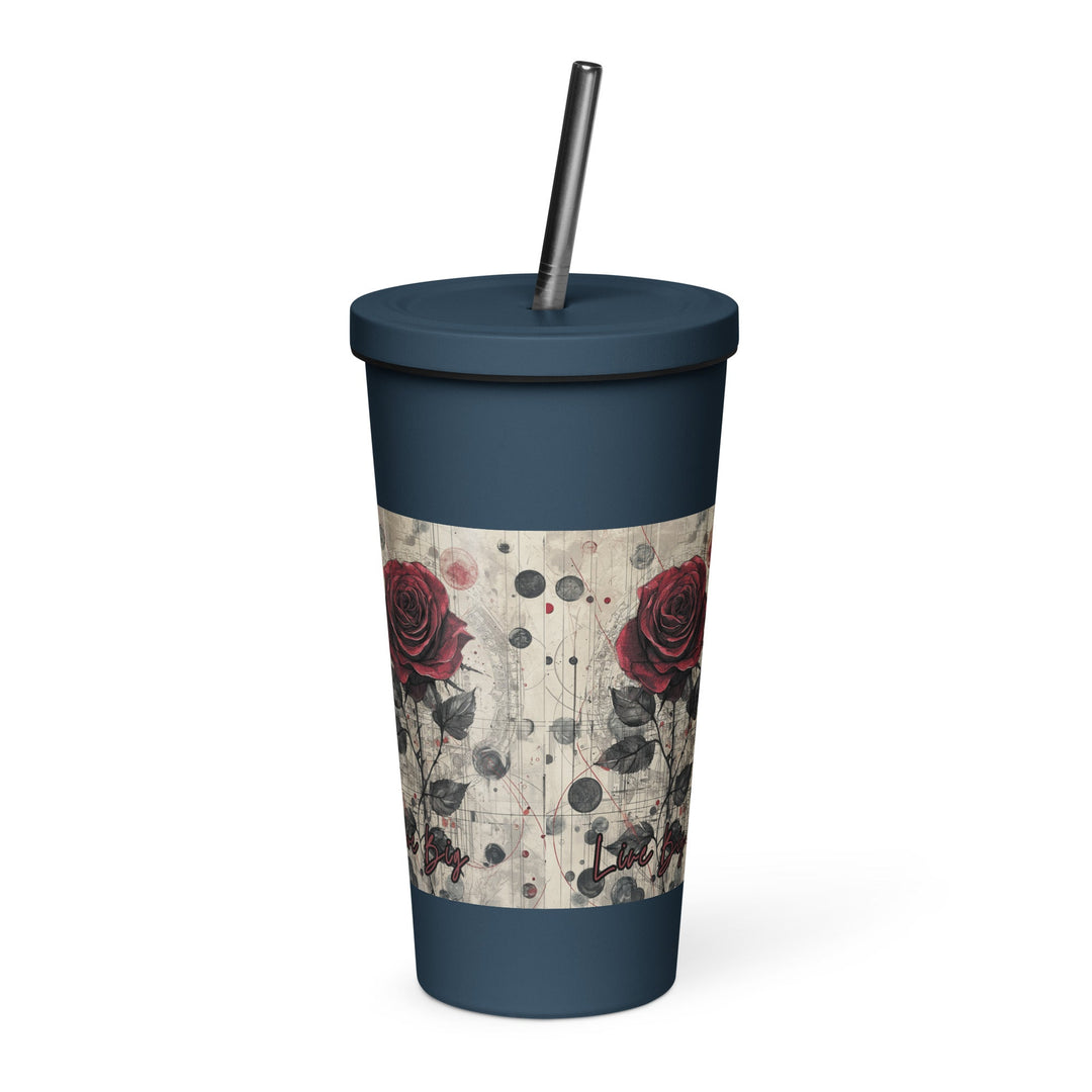 Insulated tumbler with a straw - Polendo Design