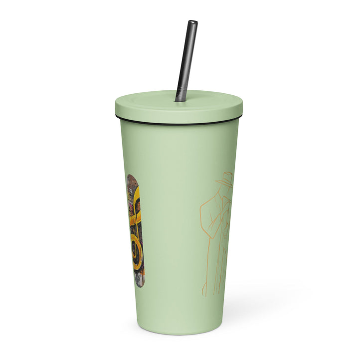 Insulated tumbler with a straw - Polendo Design