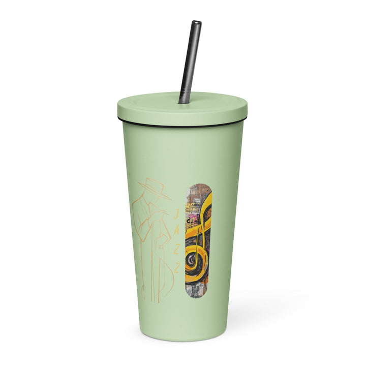 Insulated tumbler with a straw - Polendo Design