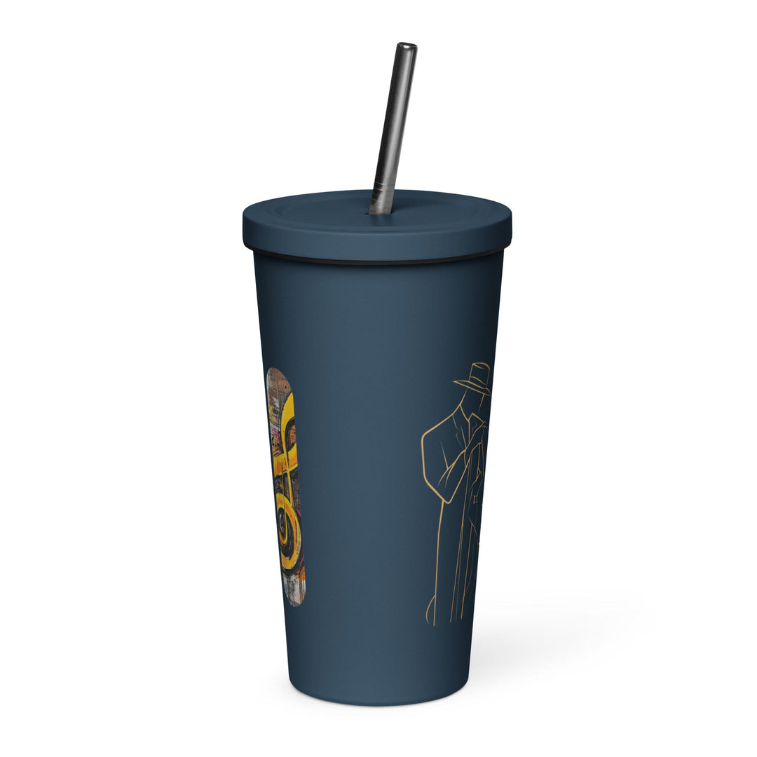 Insulated tumbler with a straw - Polendo Design