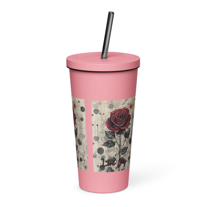 Insulated tumbler with a straw - Polendo Design