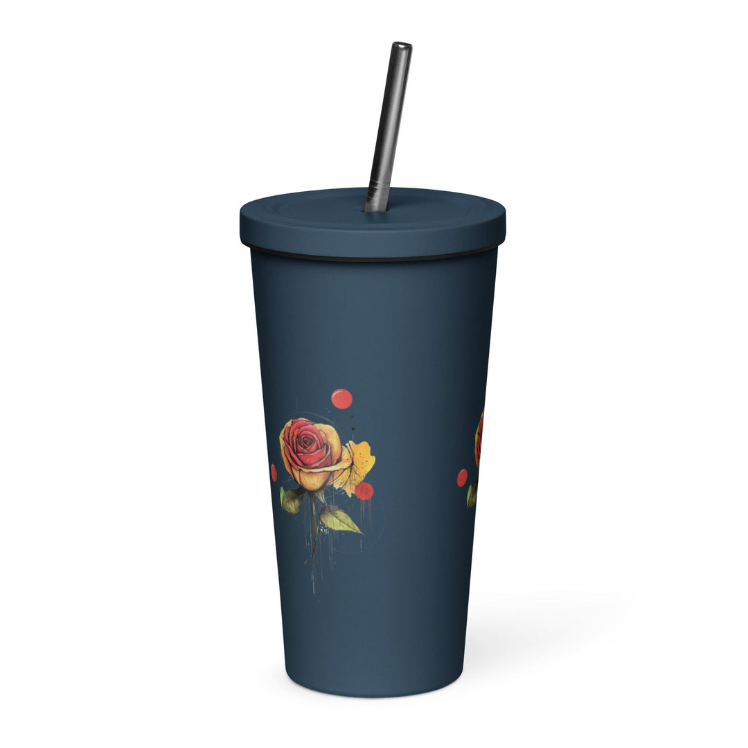 Insulated tumbler with a straw - Polendo Design