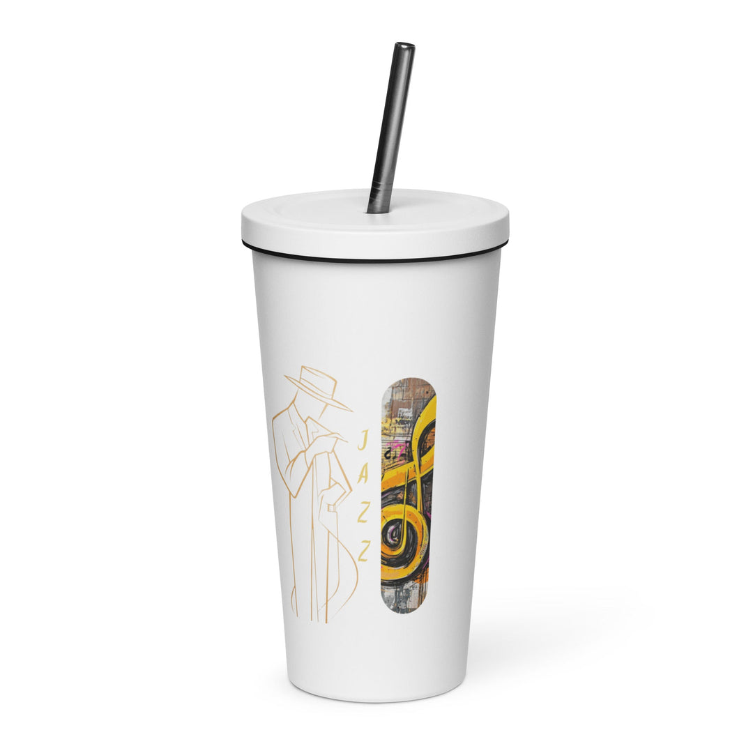 Insulated tumbler with a straw - Polendo Design