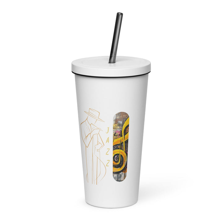 Insulated tumbler with a straw - Polendo Design