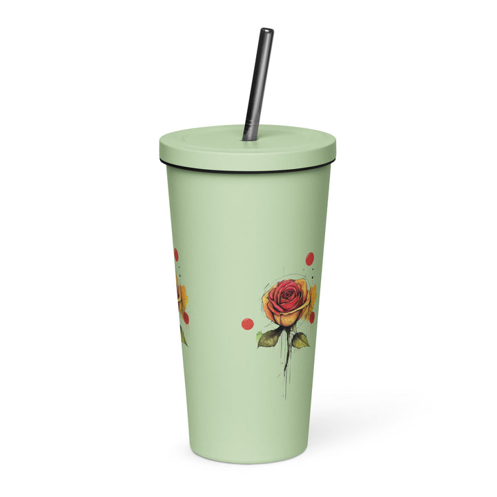 Insulated tumbler with a straw - Polendo Design