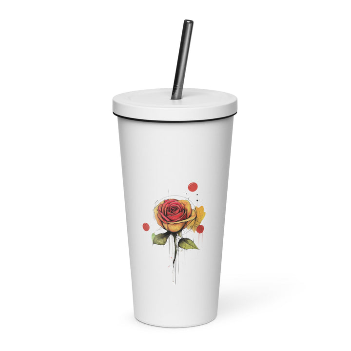 Insulated tumbler with a straw - Polendo Design