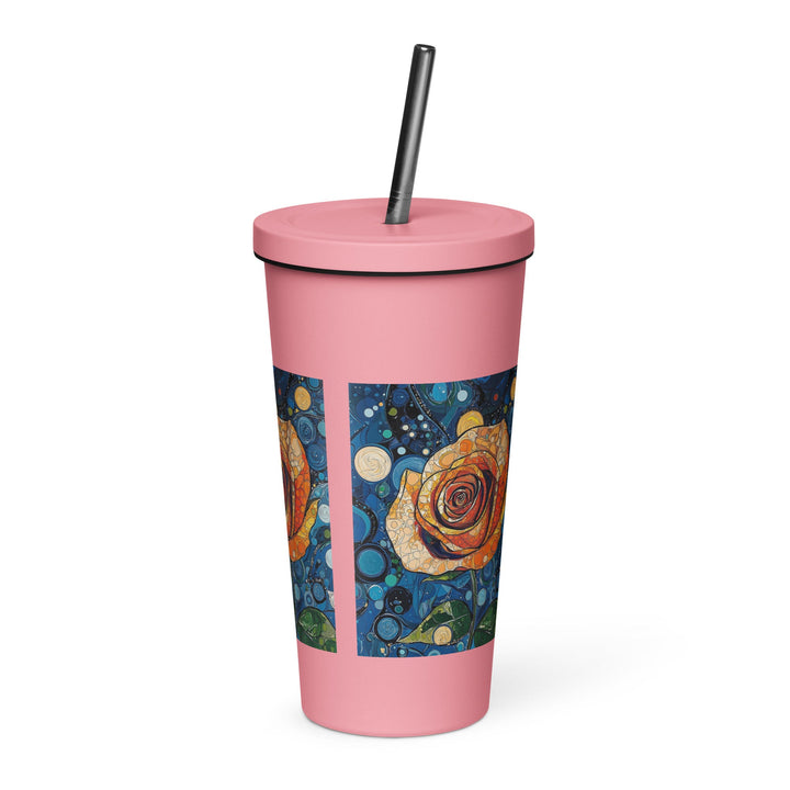 Insulated tumbler with a straw - Polendo Design