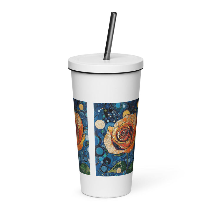 Insulated tumbler with a straw - Polendo Design